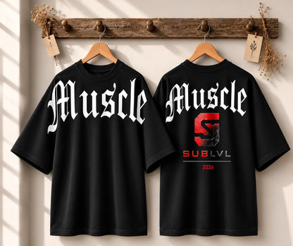 SUBLVL Shield Tee — Black